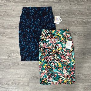 Bundle of 2 NWT LulaRoe Cassie skirts